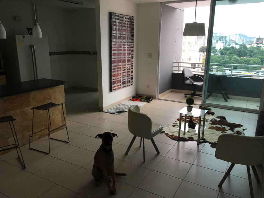 Sala & balcón