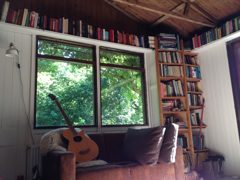 Bohemian atmosphere, library