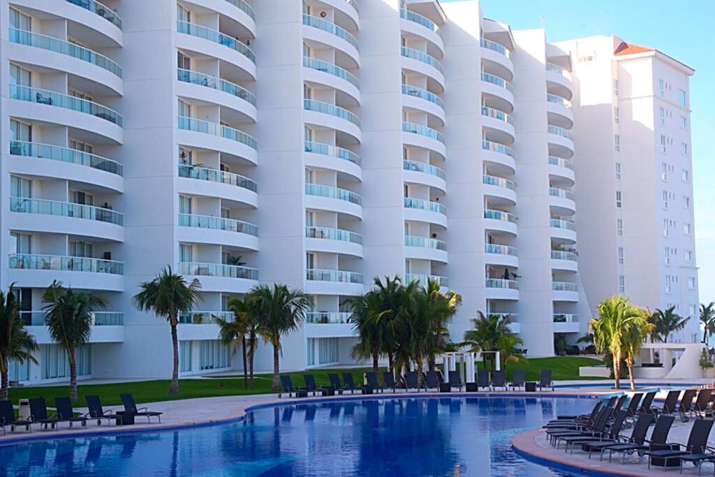 Vista de los condominios