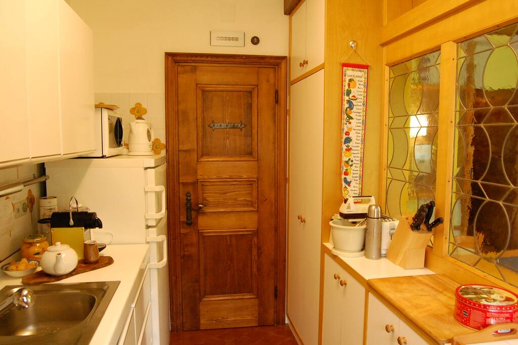 La cucina ben attrezzata