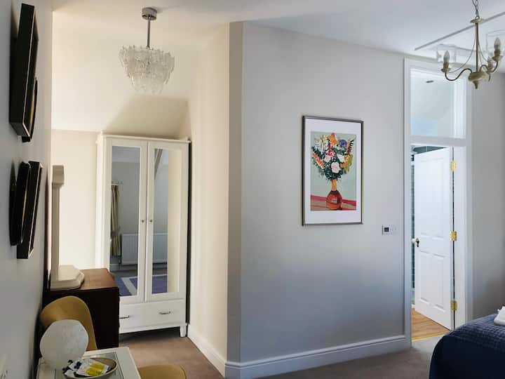 Main bedroom dressing area.