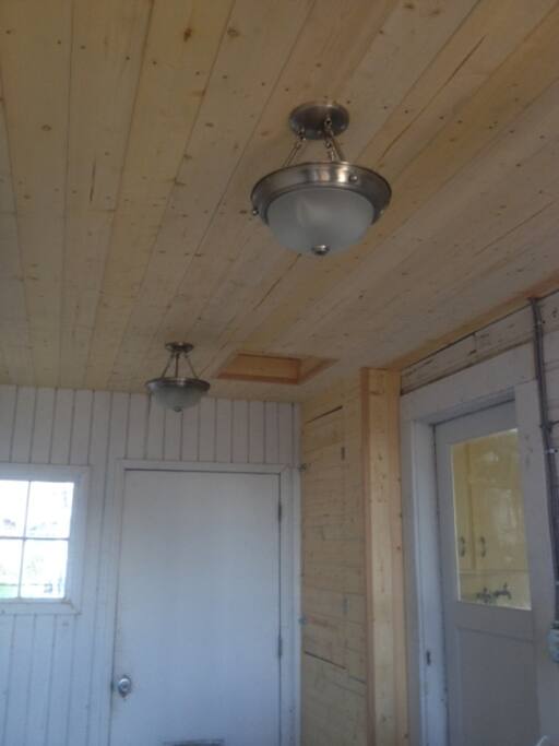 The back mudroom entrance