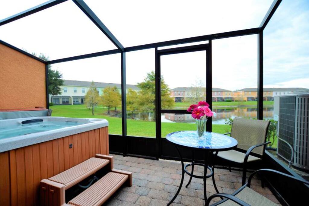 Hot Tub with Lake View