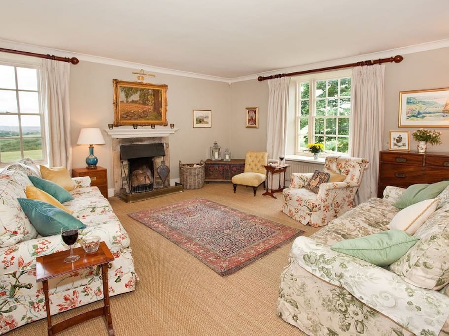 One of the lovely living rooms