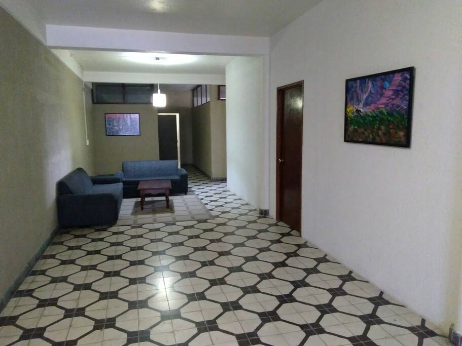 Area de recibidor para visitas