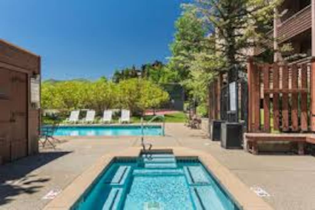 Extra-Large Hot Tub and Heated Pool for Year-Round Use