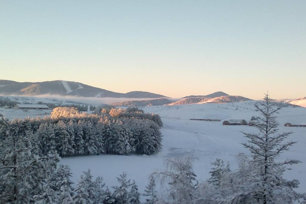 View during winter