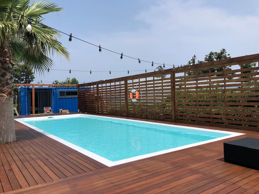 Outdoor swimming pool opened from June til September