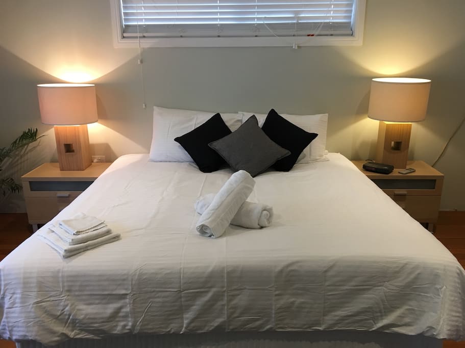 All linen, towels etc provided - and you have your own TV with free Netflix!!