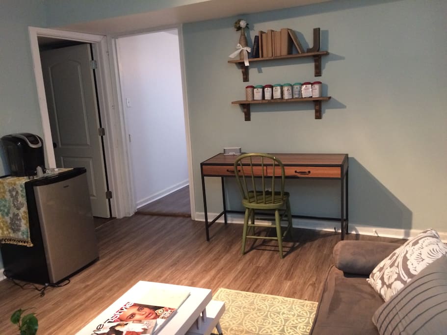 Sitting Room in the Front, Study in the Back.