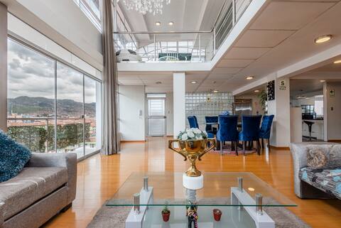 duplex apartment, very cozy with all the comforts.