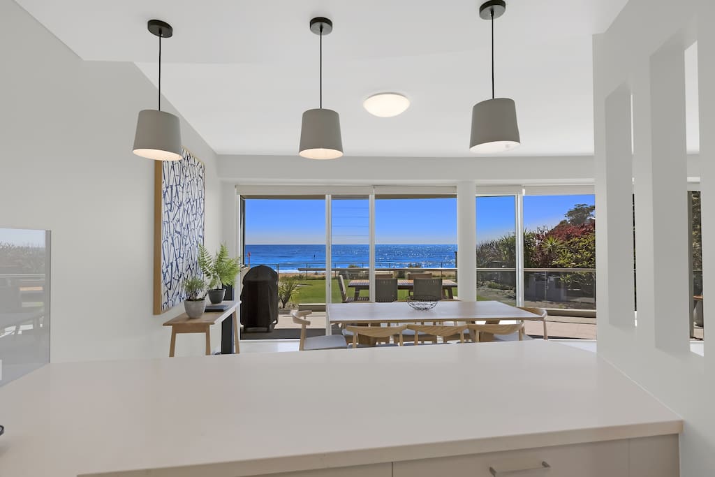 Looking at the dining room from the Kitchen