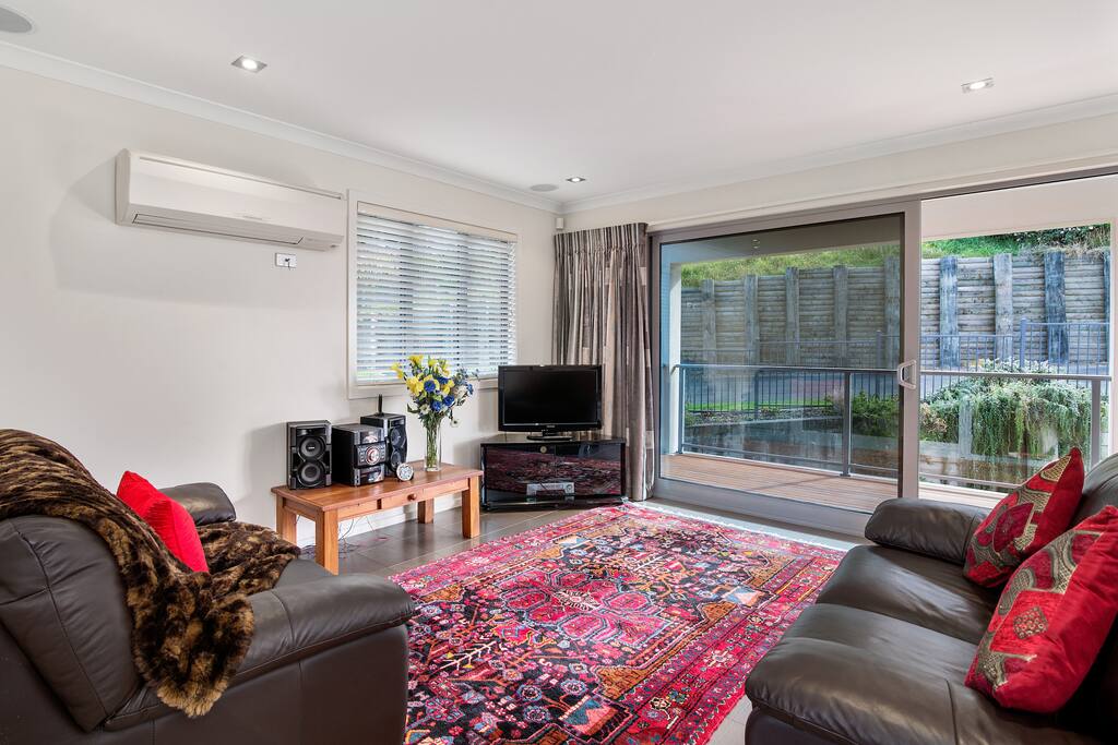 Ruapehu Rooms's private lounge