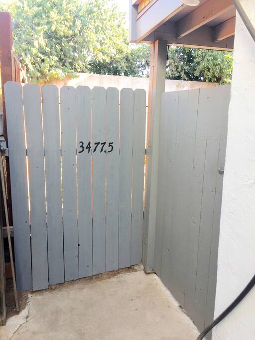 Entryway to unit