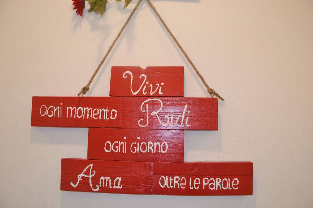 La frase d'accoglienza