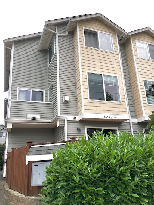 Front of the house, room is located privately on first floor
