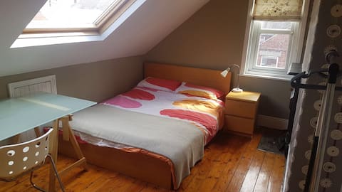 Double room in a comfortable home in Gosforth.