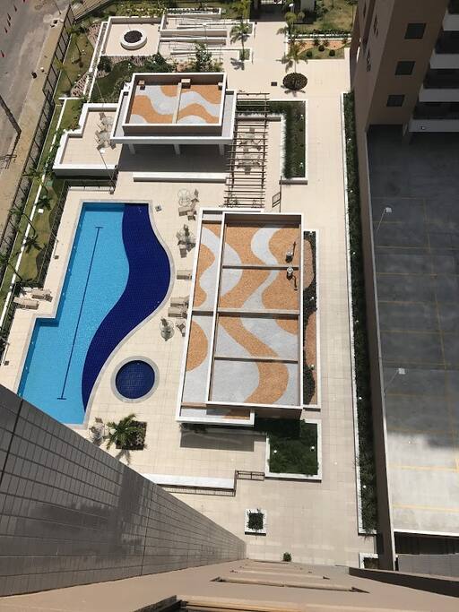 vista da piscina