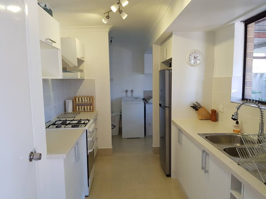 Kitchen and laundry