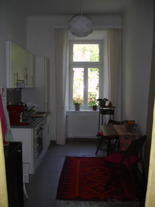 kitchen quiet bright