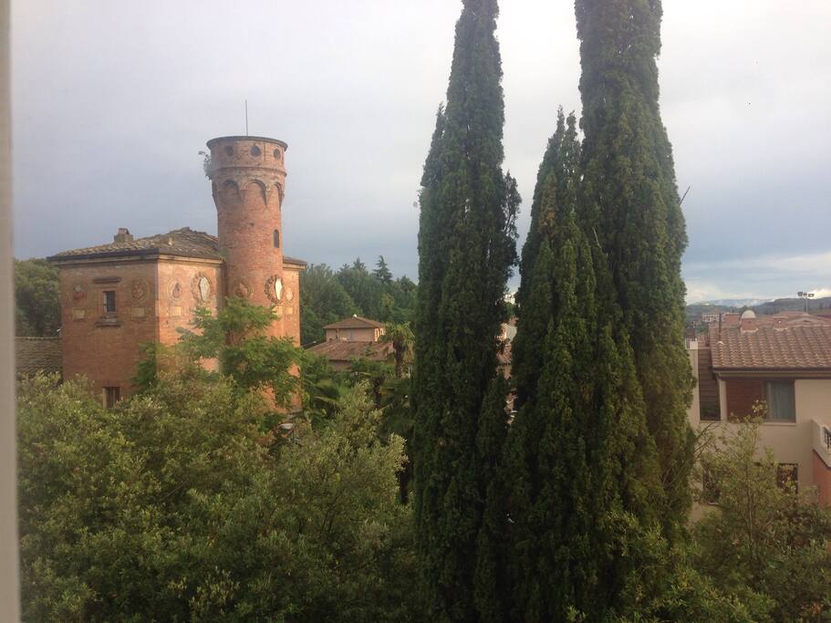 Il panorama che regala la villa Palazzo Diavoli.