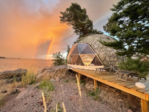 Glamping a stone's throw from Stockholm