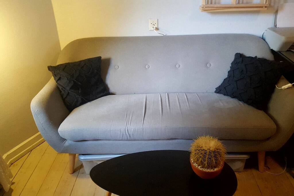 Couch in the bedroom