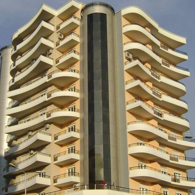 View of the building in Vlorë