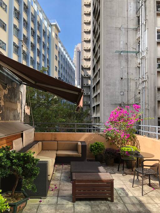 Private roof terrace