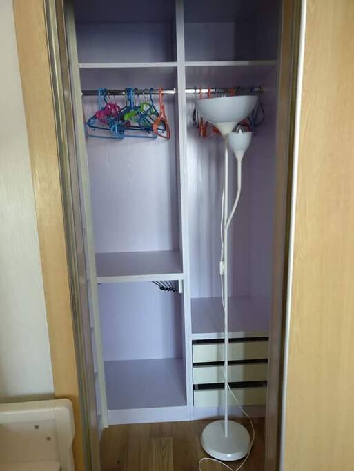 The closet.