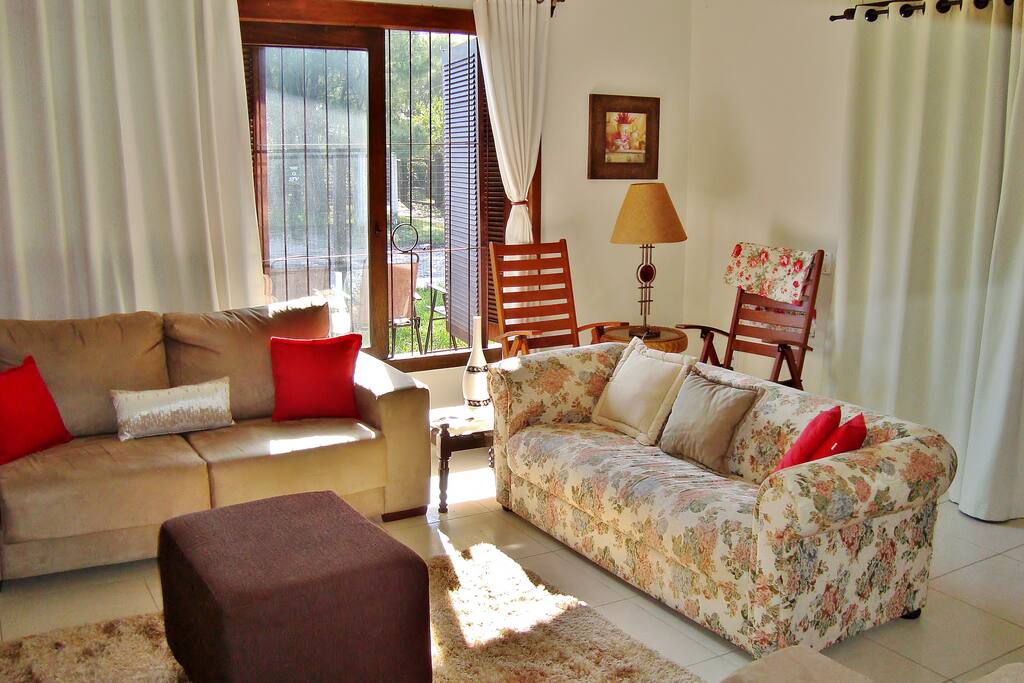 vista parcial do living