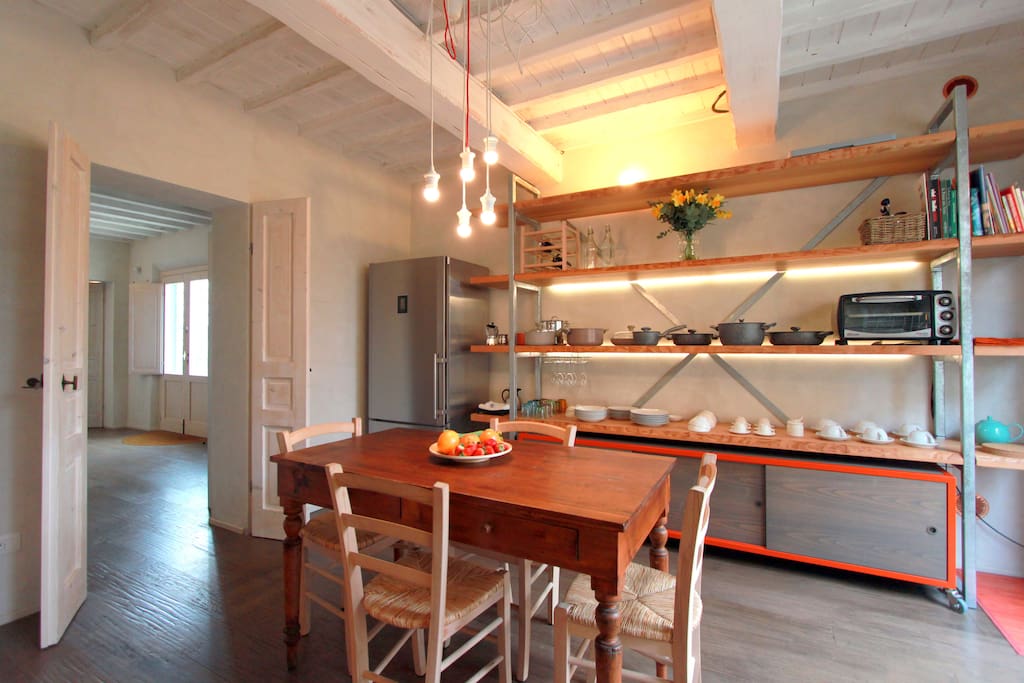 Kitchen and Dinner Table