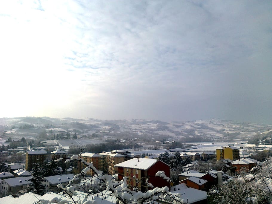 vista dal giardino
