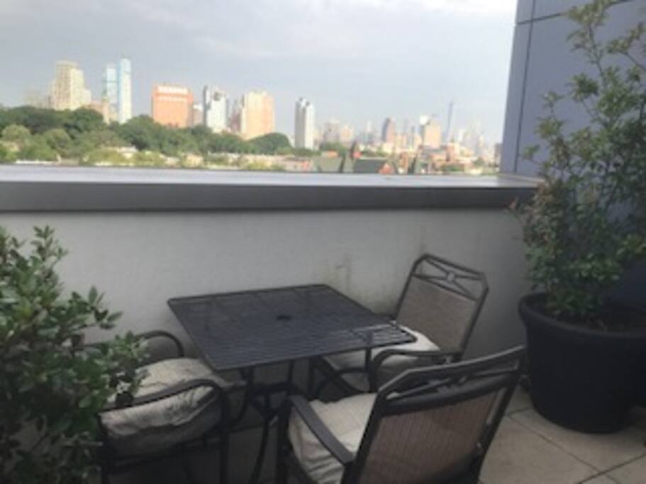 Front terrace, day time.