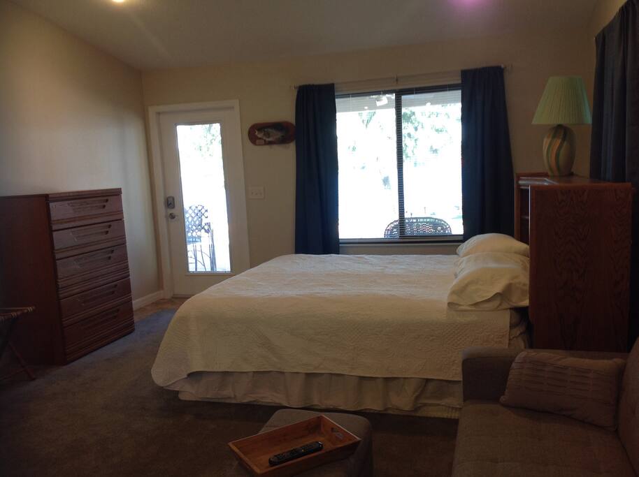 King Size Bed with"My Pillows"