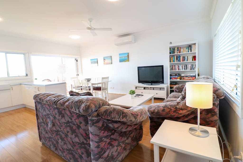 Open lounge and living