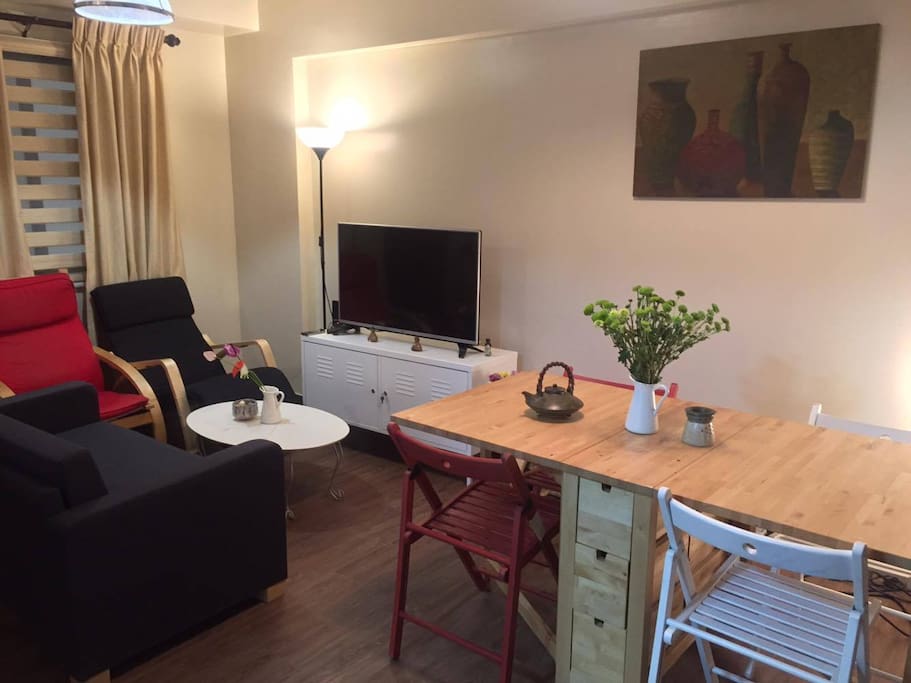 Living and dining area