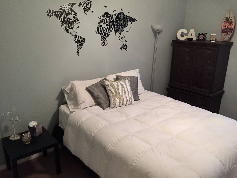 Guest bedroom and dresser