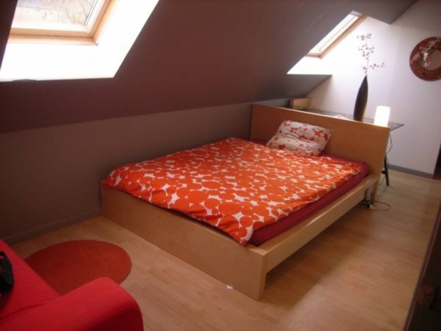 la chambre double vue de la porte