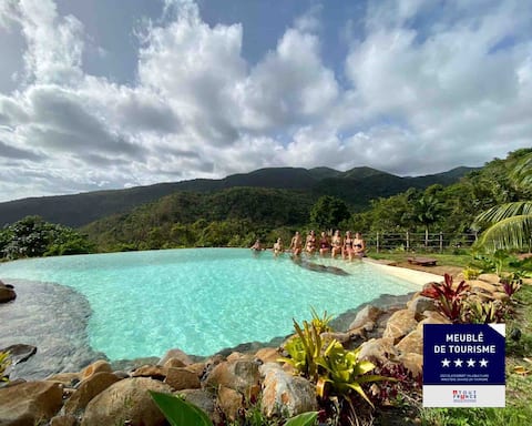 Melipone ÉCOLODGE 4* Sea View, Pool, Spa