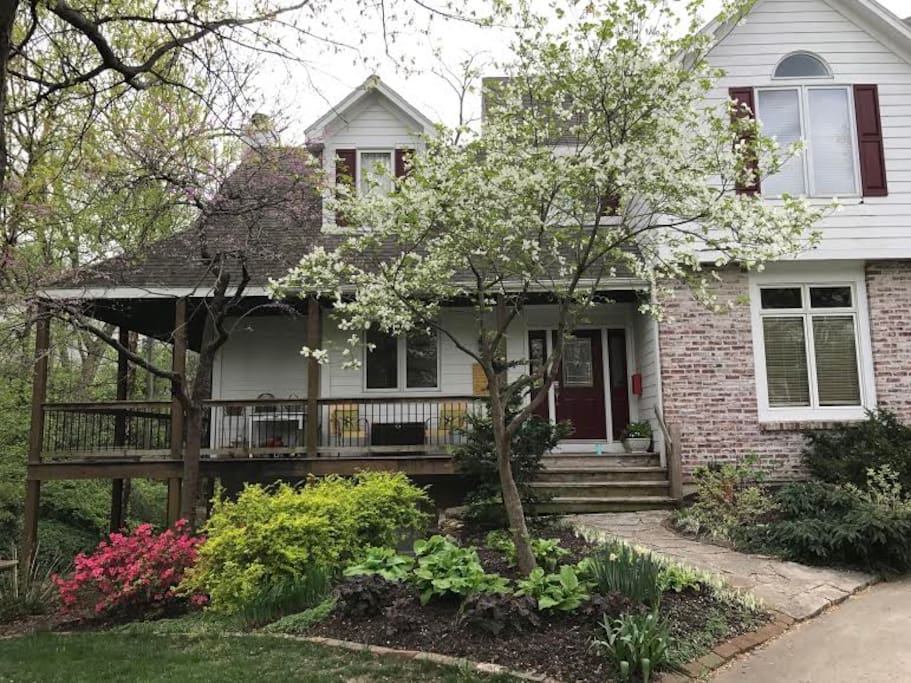 Enjoy the outdoors on the wrap around porch