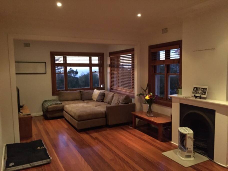 Living room with view on the sea
