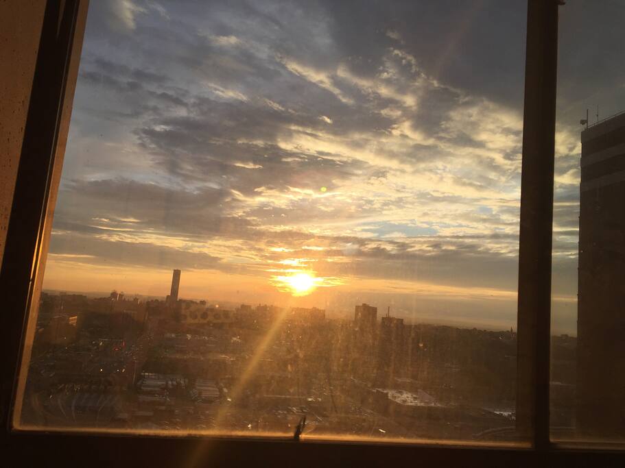 View from the guest room window