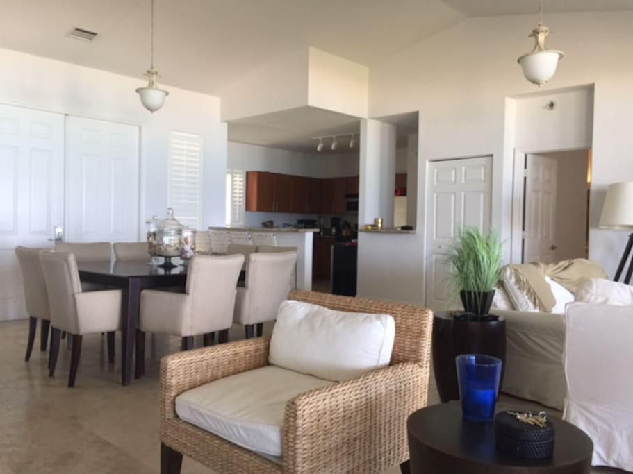Living Room with Kitchen