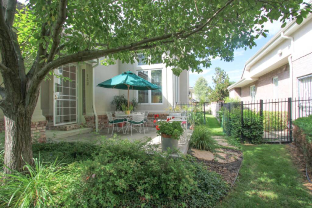 Shared outdoor space.
