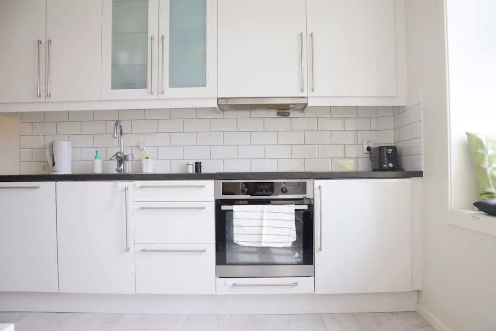 Modern kitchen with dishwasher