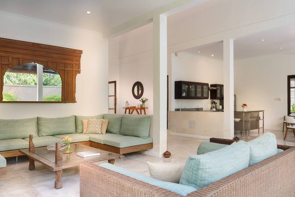 Living Area + Kitchen