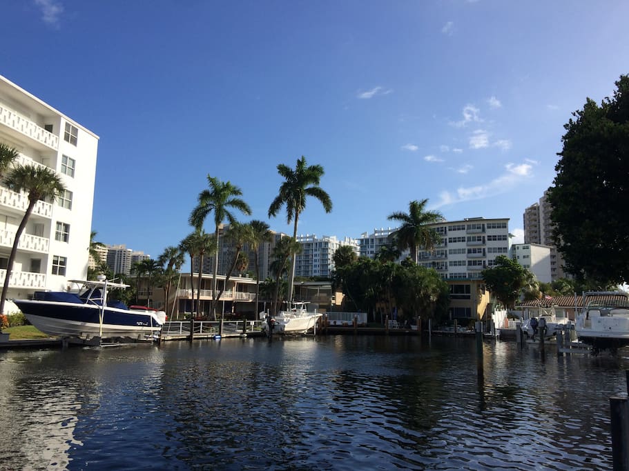 It offers stunning Intracoastal views!