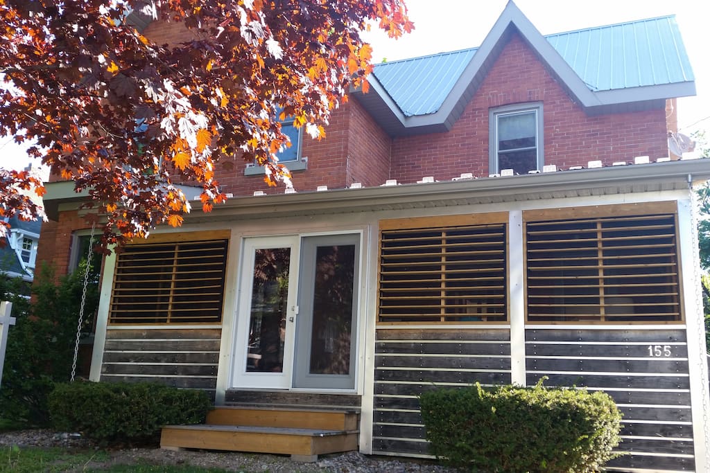 Large covered porch