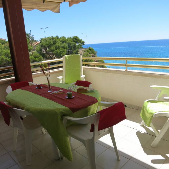 Terraza con espectaculares vistas